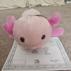 Pink Plush Axolotl Build A Bear